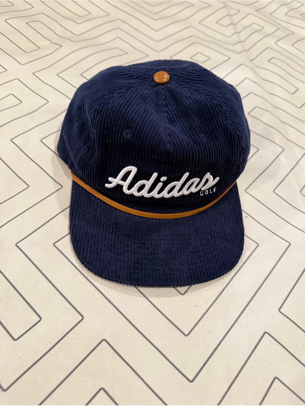Adidas Golf Navy Corduroy Hat